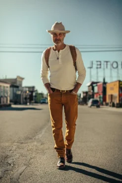 &SONS Bottoms & Shorts-Brandon Jeans Tan