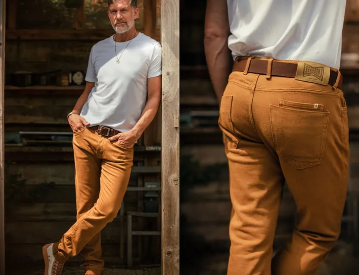 &SONS Bottoms & Shorts-Brandon Jeans Tan