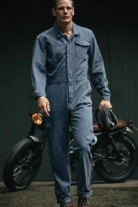 &SONS Bottoms & Shorts-Churchill Coveralls Dark Denim