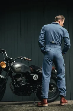 &SONS Bottoms & Shorts-Churchill Coveralls Dark Denim