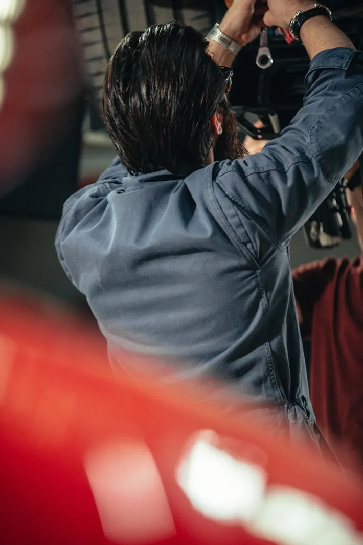 &SONS Bottoms & Shorts-Churchill Coveralls Dark Denim