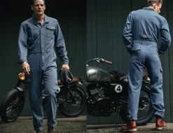 &SONS Bottoms & Shorts-Churchill Coveralls Dark Denim