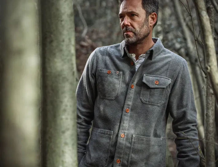 &SONS Tops-Cloud Shirt Grey