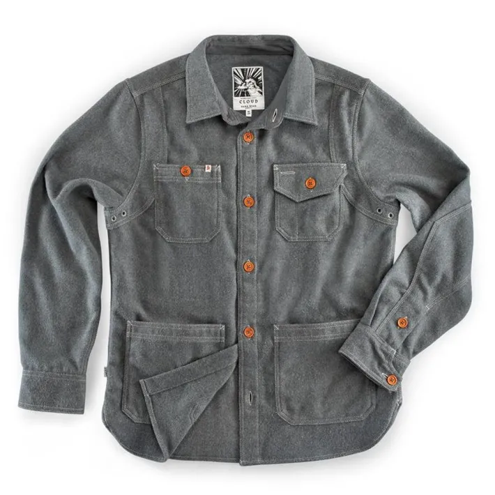 &SONS Tops-Cloud Shirt Grey