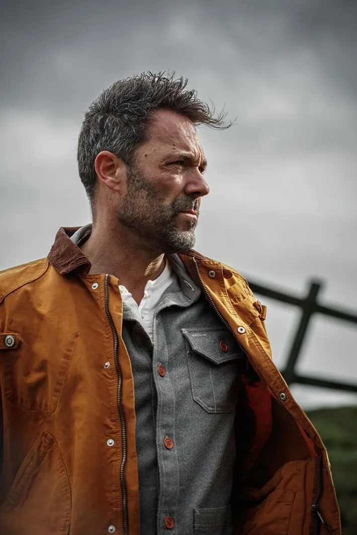 &SONS Tops-Cloud Shirt Grey