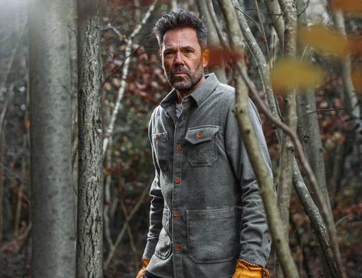 &SONS Tops-Cloud Shirt Grey