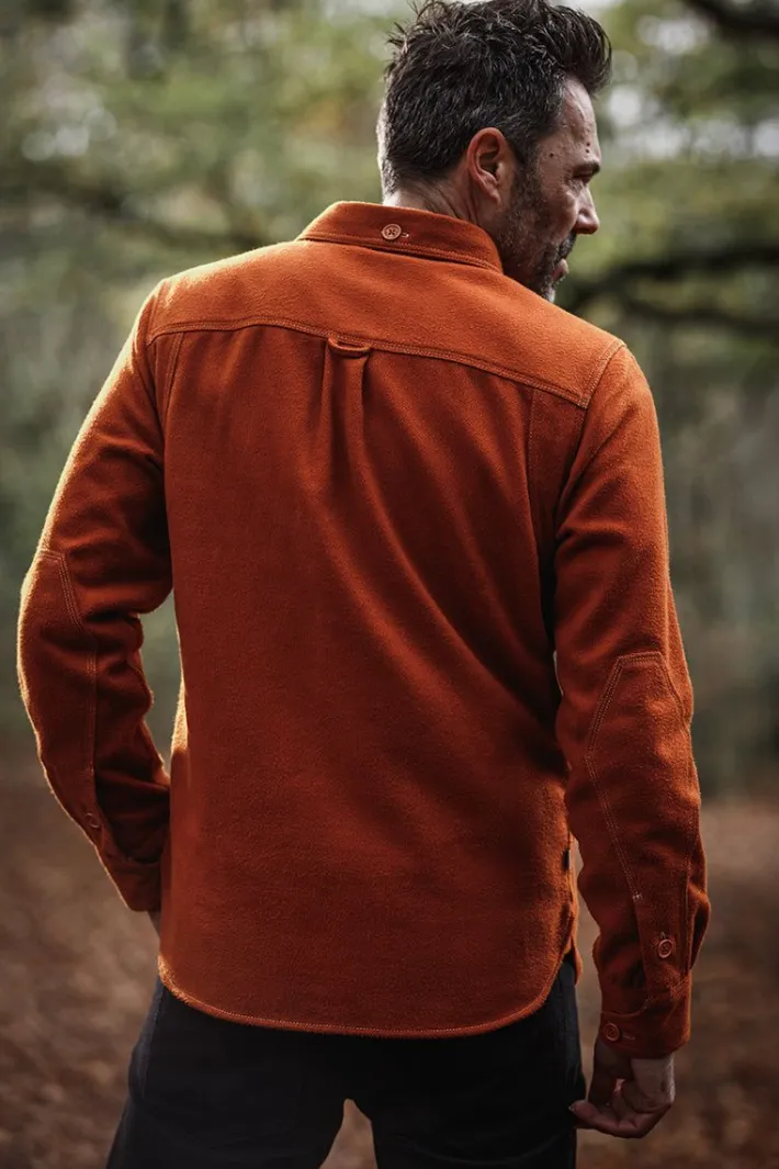 &SONS Tops-Cloud Shirt Rust