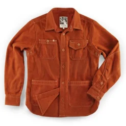 &SONS Tops-Cloud Shirt Rust