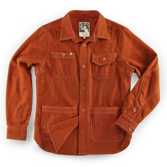 &SONS Tops-Cloud Shirt Rust