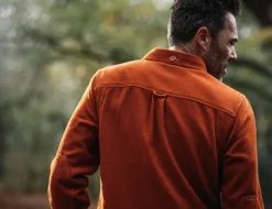 &SONS Tops-Cloud Shirt Rust