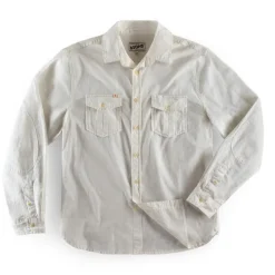 &SONS Tops-Coast Long Sleeve Shirt Off-White