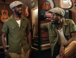 &SONS Tops-Coast Shirt Army Green