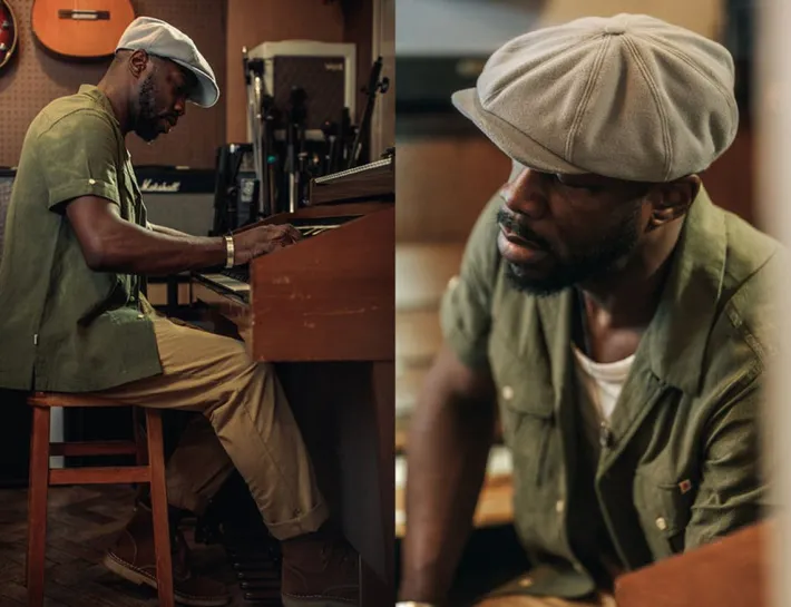 &SONS Tops-Coast Shirt Army Green