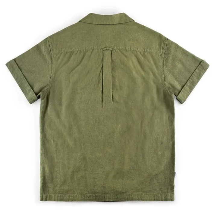 &SONS Tops-Coast Shirt Army Green