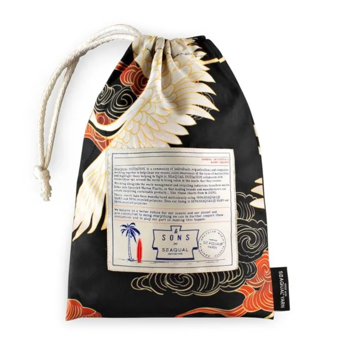 &SONS Bottoms & Shorts-Crown Swim Shorts Black