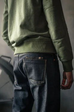 &SONS Jackets & Coats-Deck Sweatshirt Surplus Green