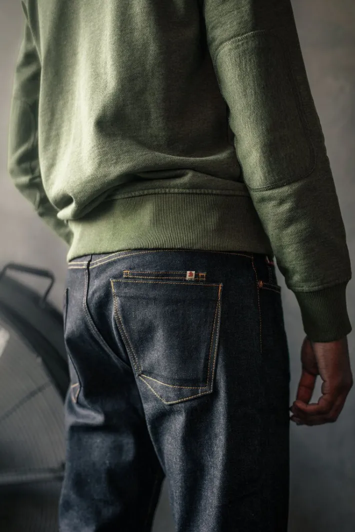 &SONS Jackets & Coats-Deck Sweatshirt Surplus Green