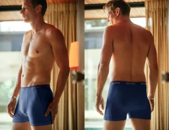 &SONS Tops-Essentials Boxer Shorts Indigo