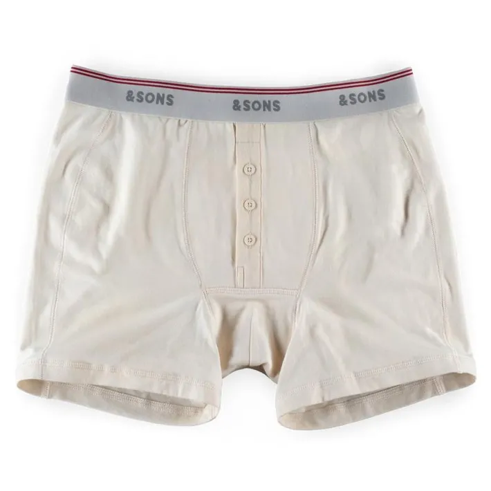 &SONS Tops-Essentials Boxer Shorts Raw