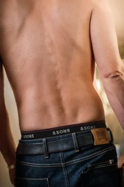 &SONS Tops-Essentials Boxer Shorts Black