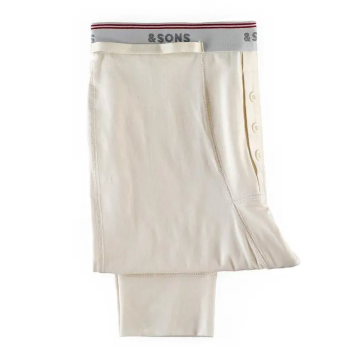 &SONS Tops-Essentials Long Johns Raw