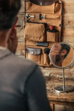 &SONS Essentials-Essentials Toilet Bag Tan