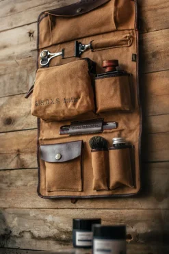 &SONS Essentials-Essentials Toilet Bag Tan