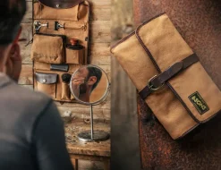 &SONS Essentials-Essentials Toilet Bag Tan