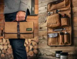 &SONS Essentials-Essentials Toilet Bag Tan