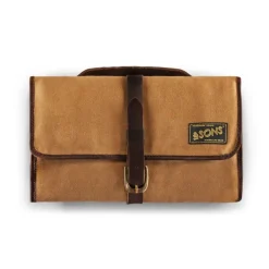 &SONS Essentials-Essentials Toilet Bag Tan