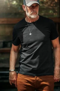 &SONS Tops-Essentials T-Shirt Black