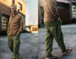 &SONS Bottoms & Shorts-Fatigue Pant Army Green