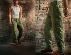 &SONS Bottoms & Shorts-Fatigue Pant Army Green