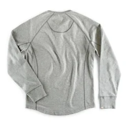 &SONS Tops-Flint Henley Grey Marl