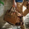 &SONS Leather Goods-Getaway Bag Tan