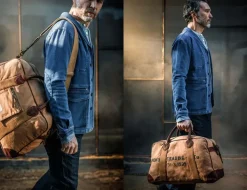 &SONS Leather Goods-Getaway Bag Tan