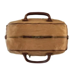 &SONS Leather Goods-Getaway Bag Tan