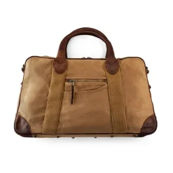 &SONS Leather Goods-Getaway Bag Tan