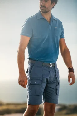 &SONS Bottoms & Shorts-Gravel Hiking Shorts Churchill Blue