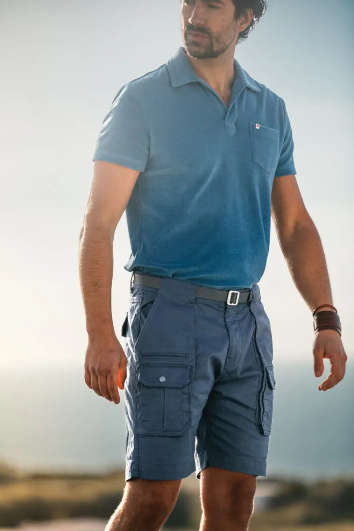 &SONS Bottoms & Shorts-Gravel Hiking Shorts Churchill Blue