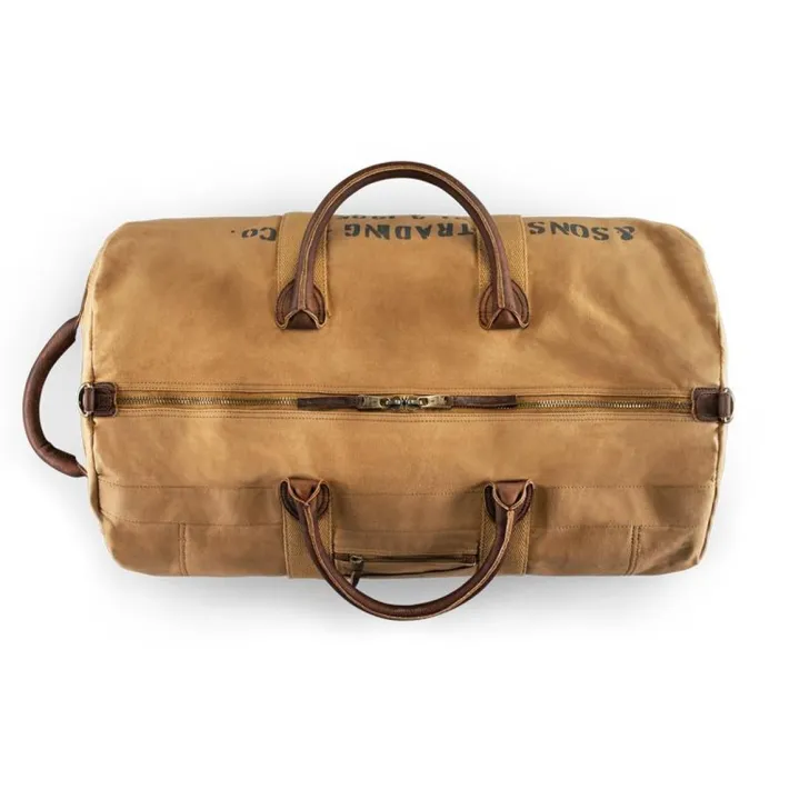 &SONS Leather Goods-Great Escape Bag Tan