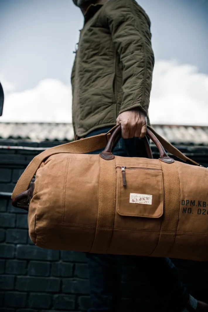 &SONS Leather Goods-Great Escape Bag Tan