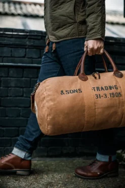 &SONS Leather Goods-Great Escape Bag Tan