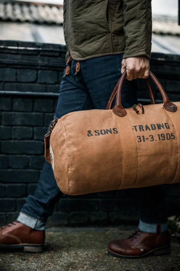 &SONS Leather Goods-Great Escape Bag Tan