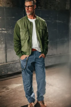 &SONS Bottoms & Shorts-Joey's Crew Pant Churchill Blue