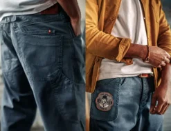 &SONS Bottoms & Shorts-Joey's Crew Pant Churchill Blue