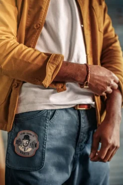 &SONS Bottoms & Shorts-Joey's Crew Pant Churchill Blue