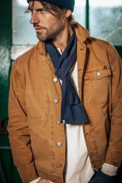 &SONS Scarves-Navy Scarf