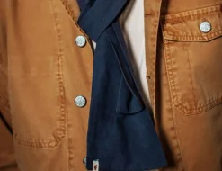 &SONS Scarves-Navy Scarf