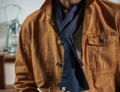 &SONS Scarves-Navy Scarf